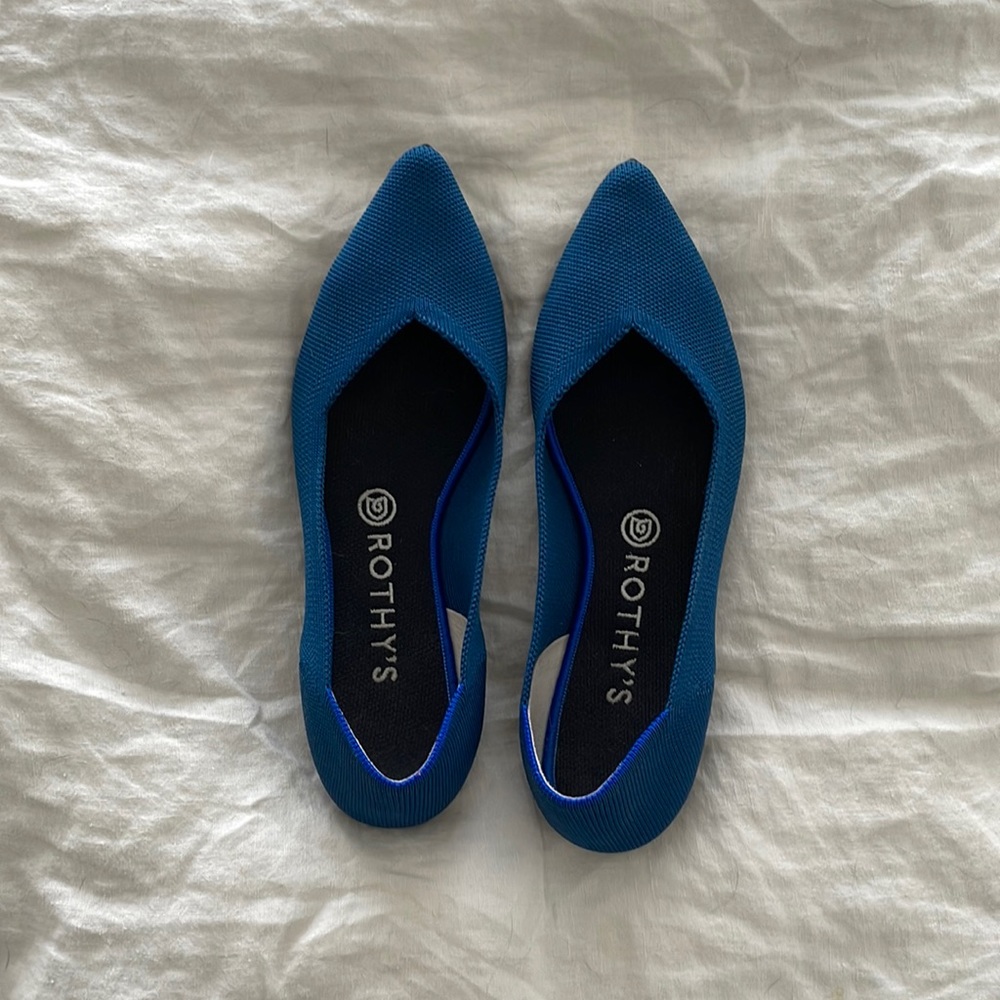 Rothy’s The Point Flats - Poseidon Blue